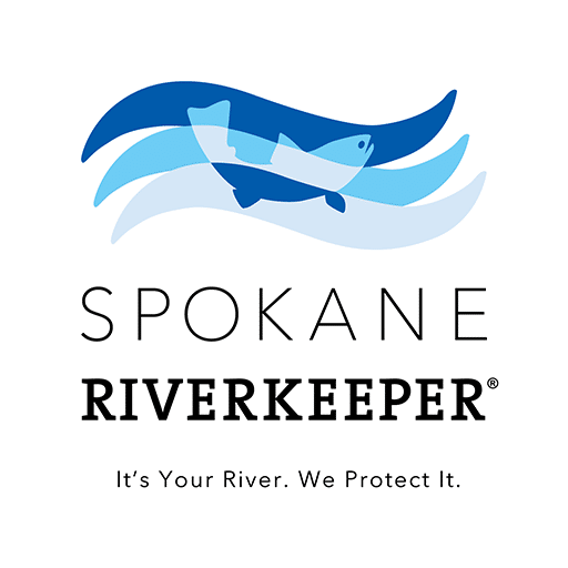 Spokane Riverkeeper logo with tagline.